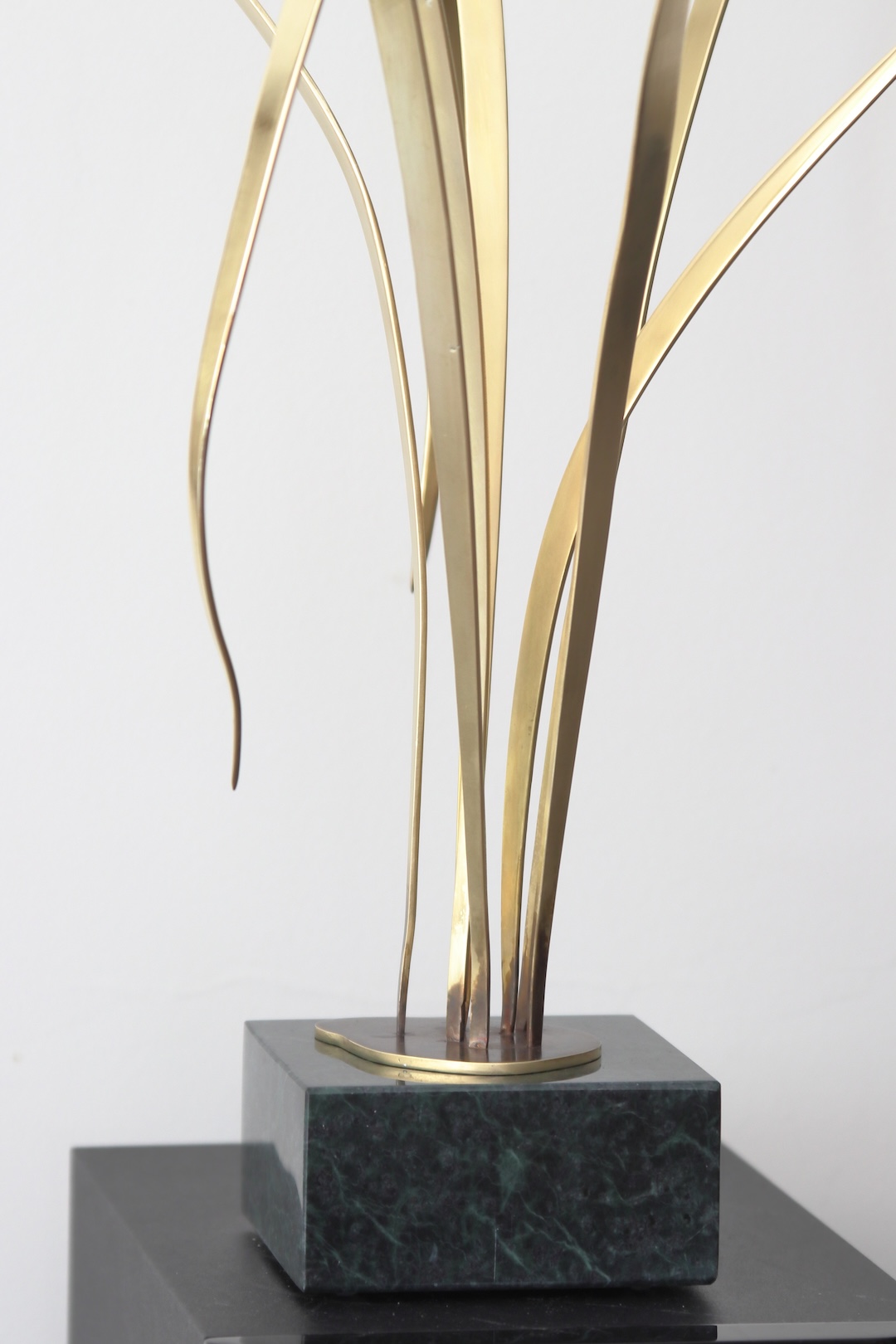 Brass sculpture inspired by nature