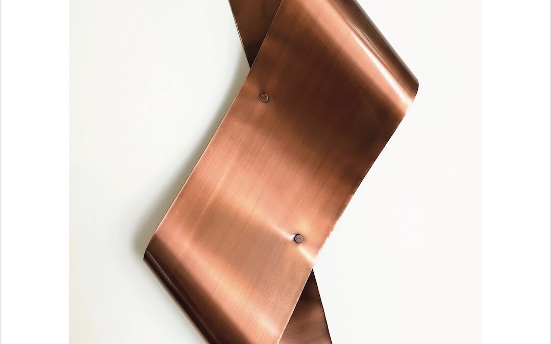 Wall lamp from copper