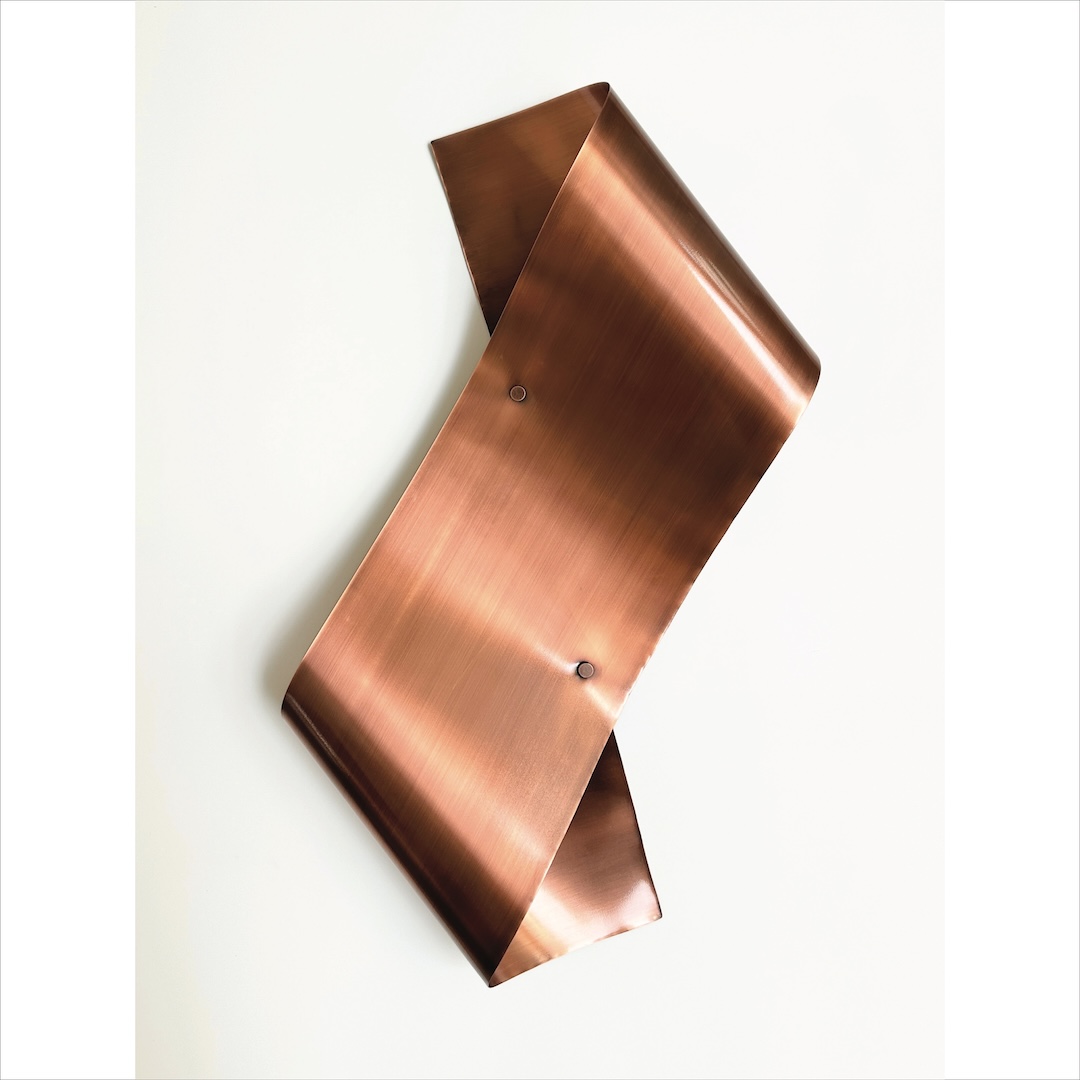 Wall lamp from copper